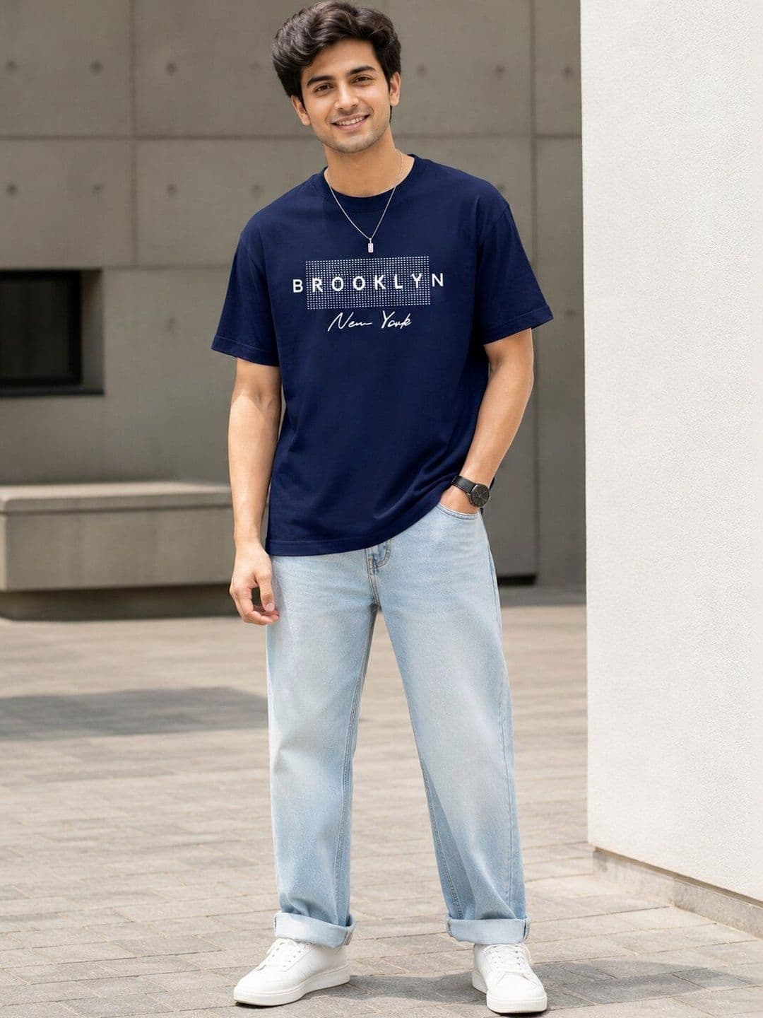 Moda Rapido Men Typography Printed T-shirt - view 1