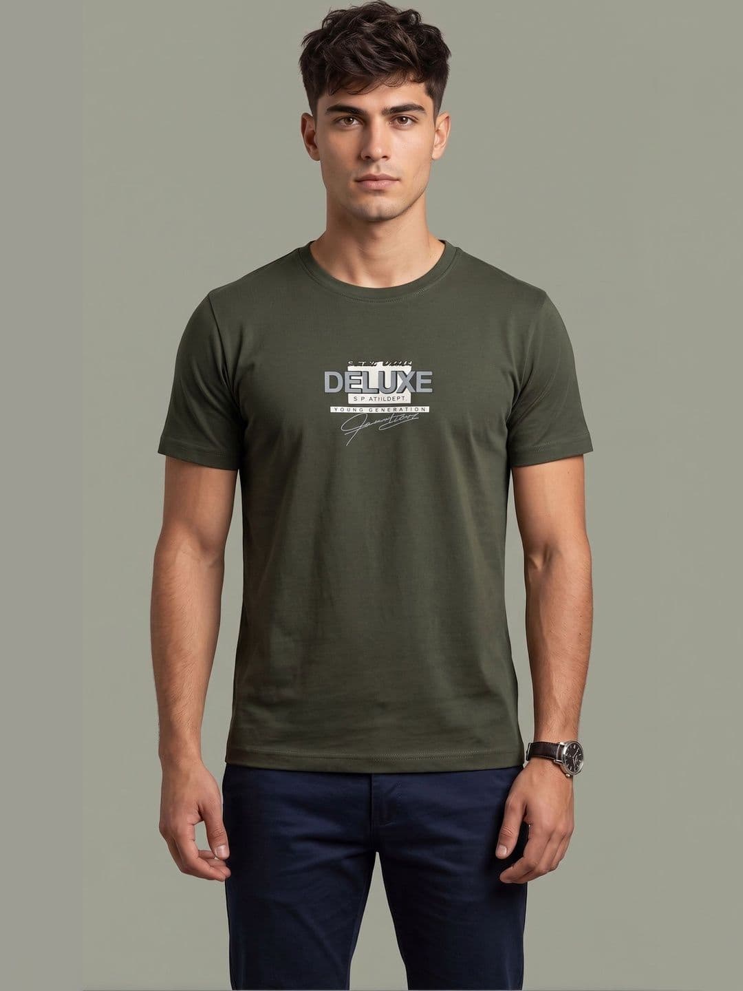 Moda Rapido Men Typography Printed T-shirt - view 1