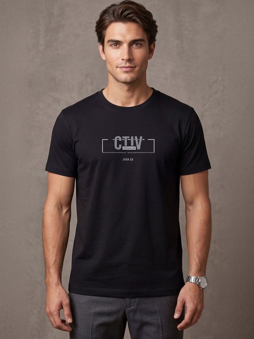 Moda Rapido Men Typography Printed T-shirt - view 1