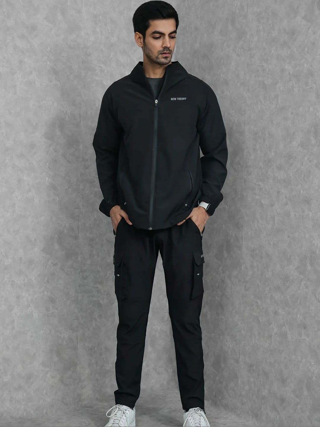 New Theory Men Stand Collar Jackets - view 1