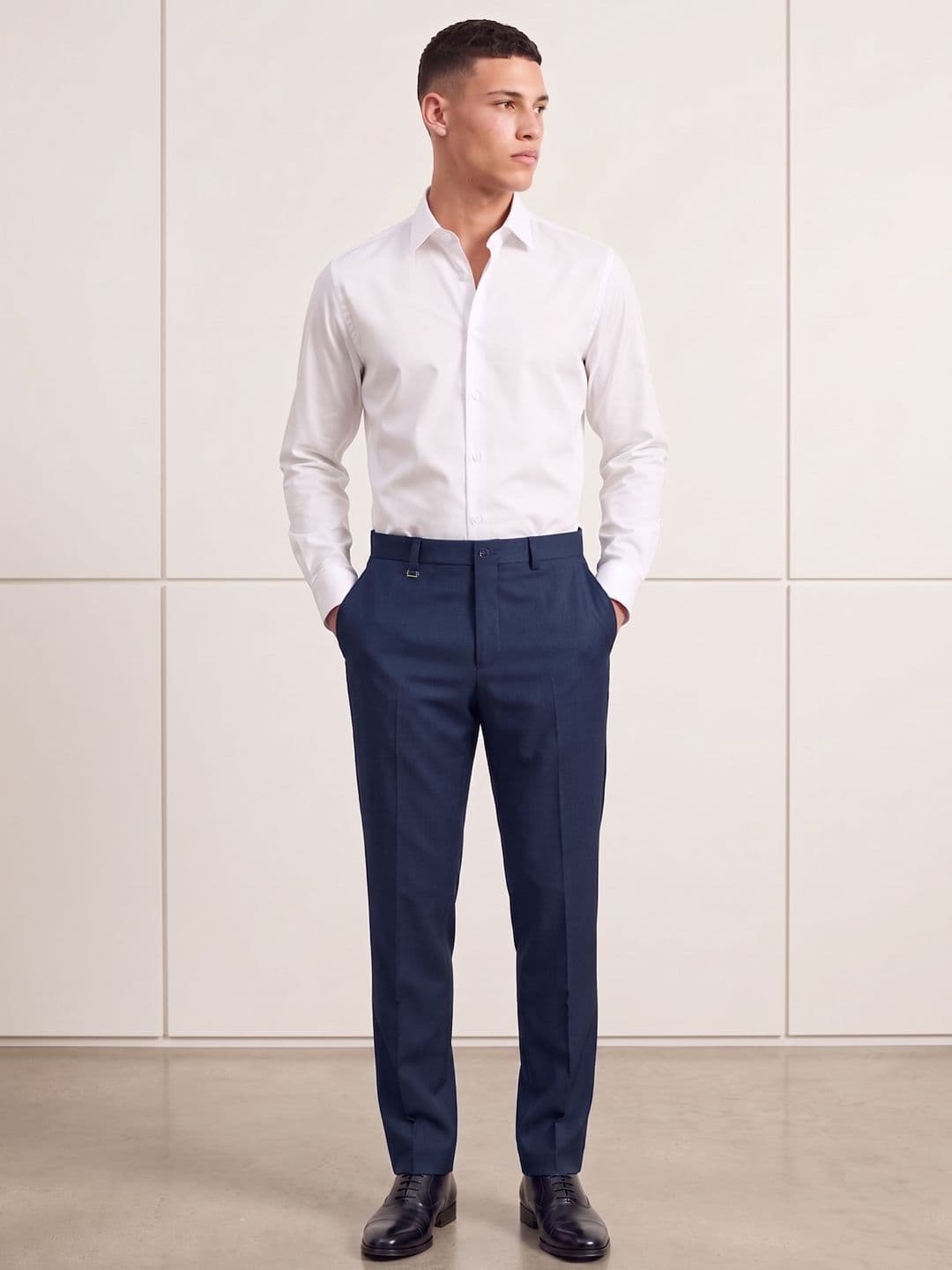 Van Heusen Men Slim Fit Formal Trousers - view 1