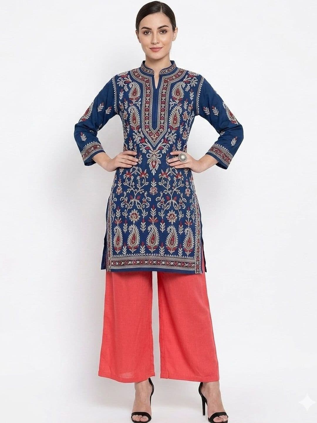 SRISARAS Women Ethnic Palazzos - view 1
