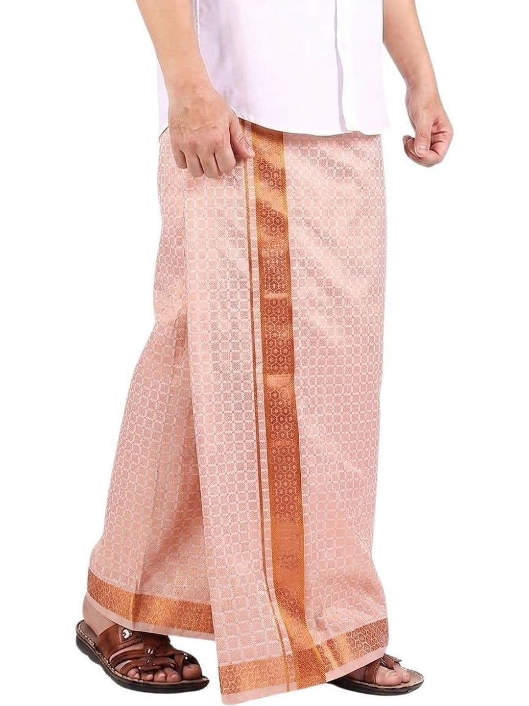 Sharan Elegance Men Cotton Dhoti Dhotis - view 1