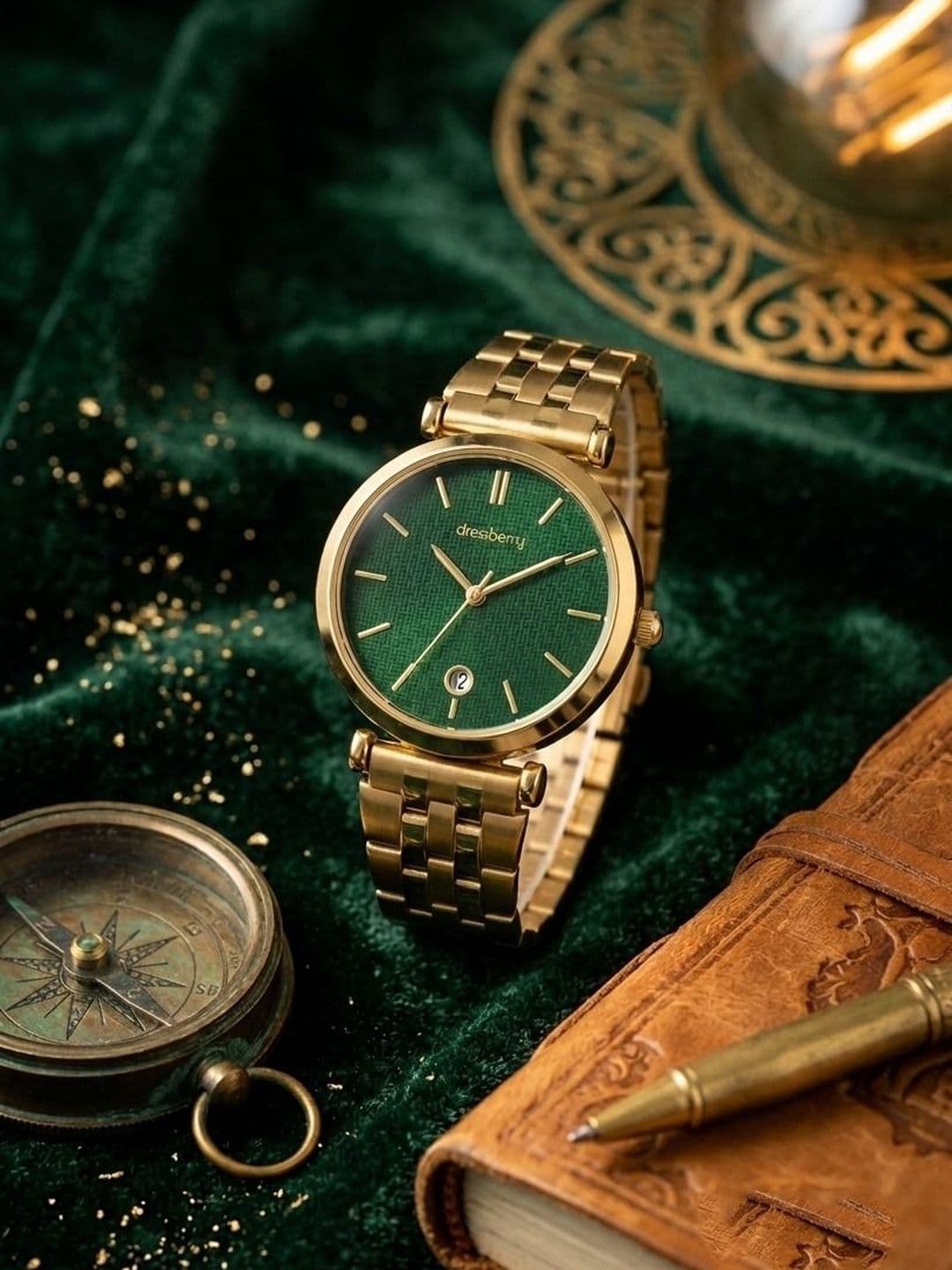DressBerry Women Brass Dial & Bracelet Style Straps Analogue Watch AW21-2D - view 1