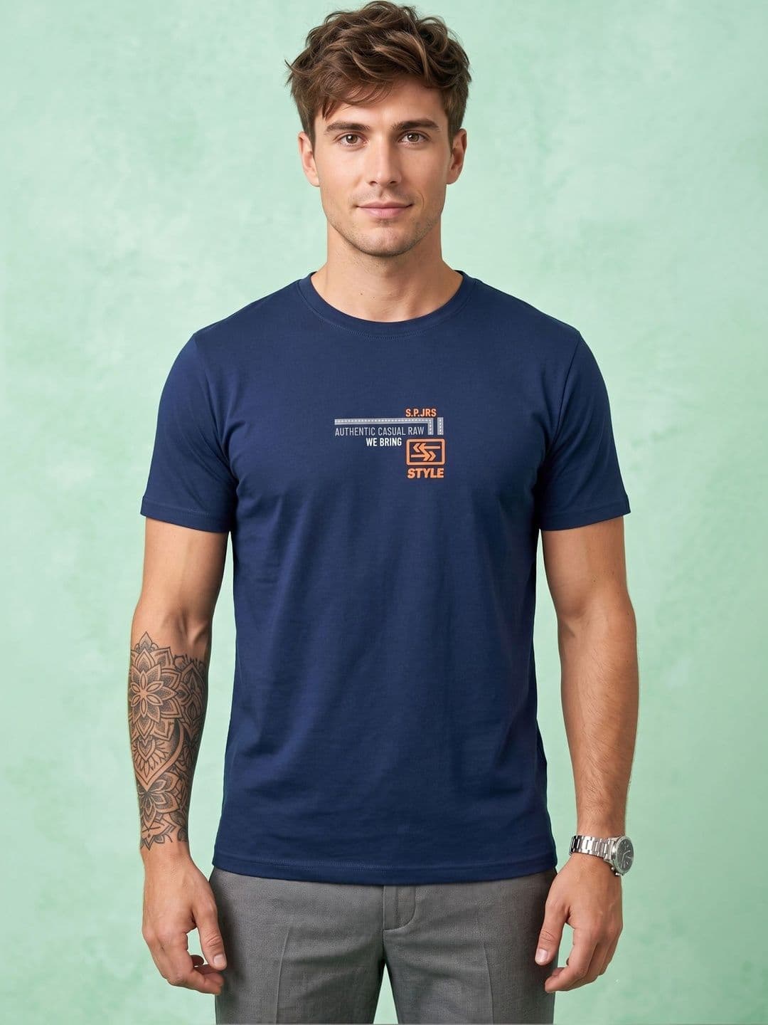 Moda Rapido Men Printed T-shirt - view 1