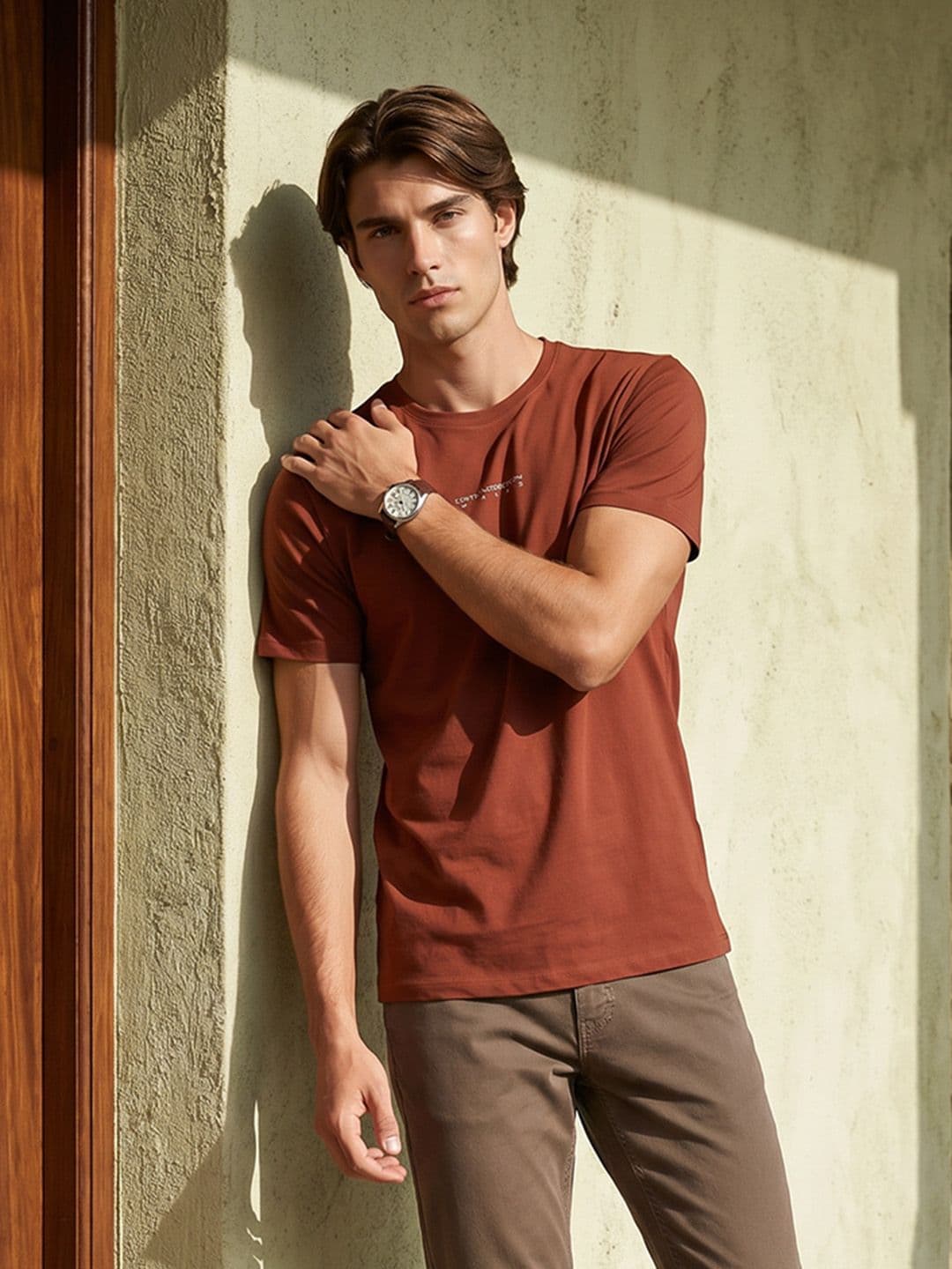 French Connection Round Neck Pure Cotton T-shirt - view 1