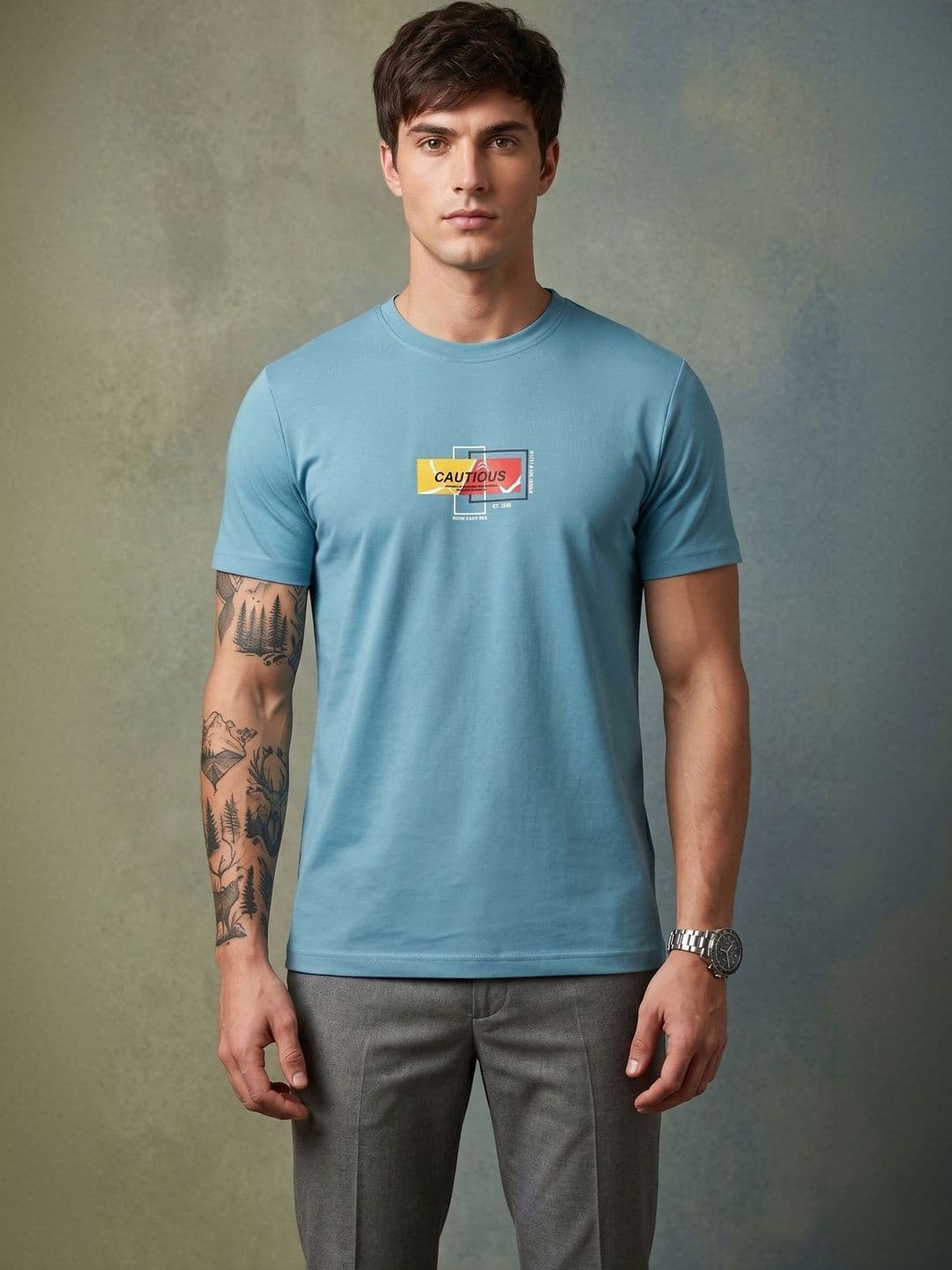 Moda Rapido Men Printed T-shirt - view 1