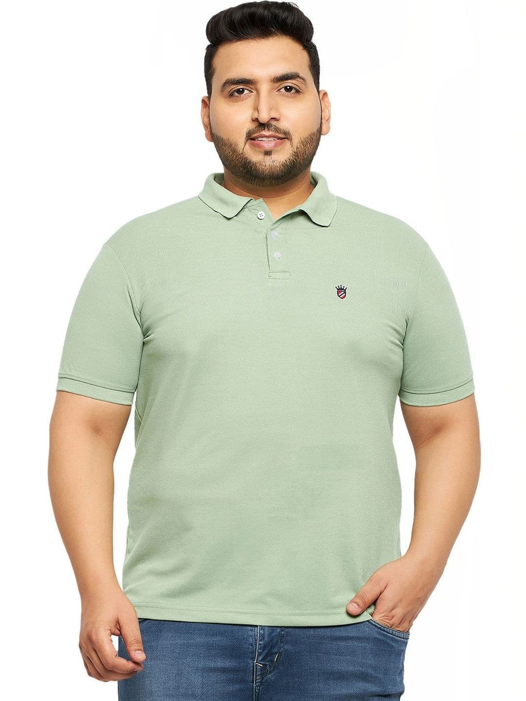 Kook N Keech Men Brand Logo Polo Collar T-shirt - view 1