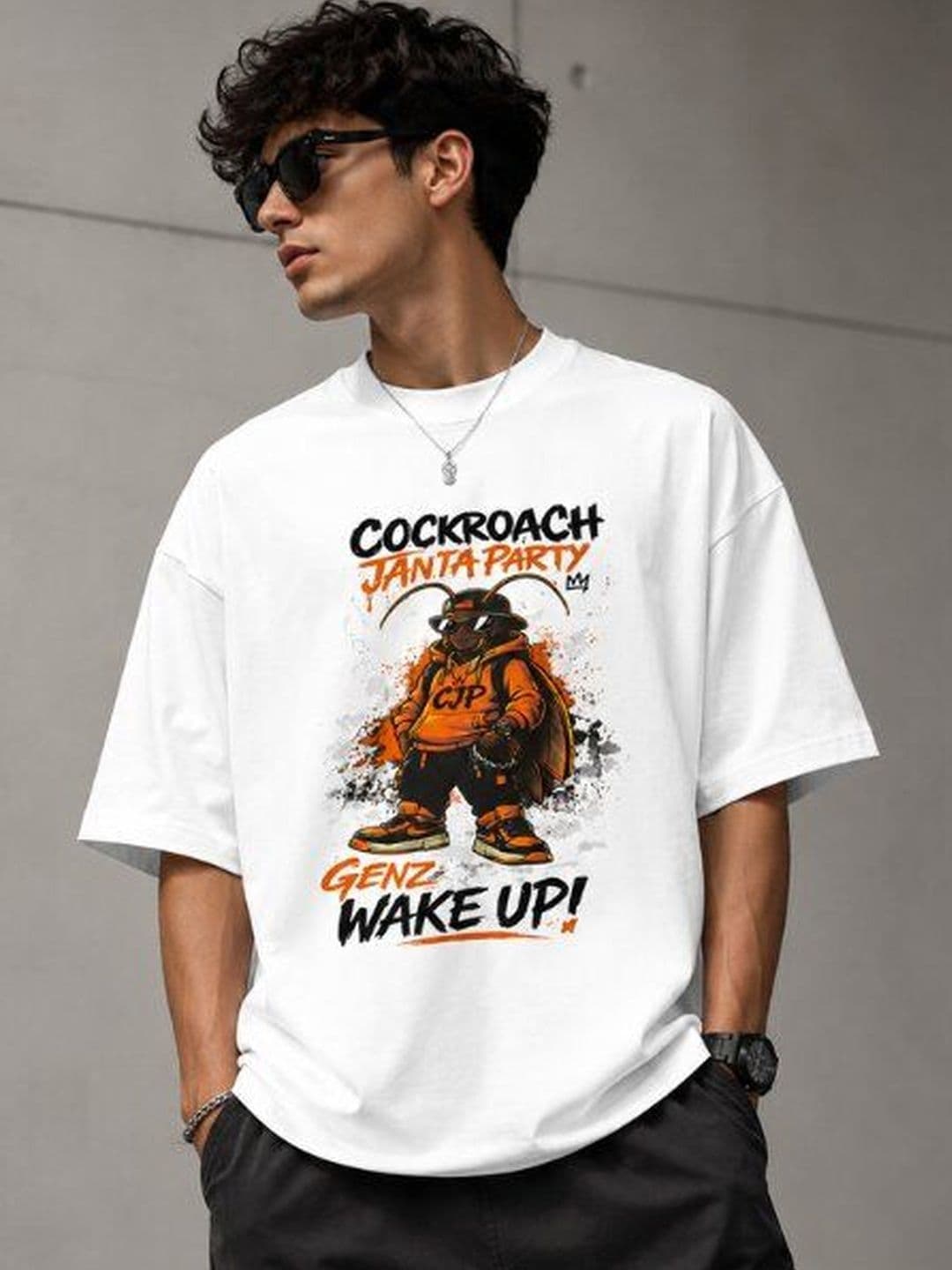 CHUGHZ Cockroach Janta Party Graphic T-shirt - view 1