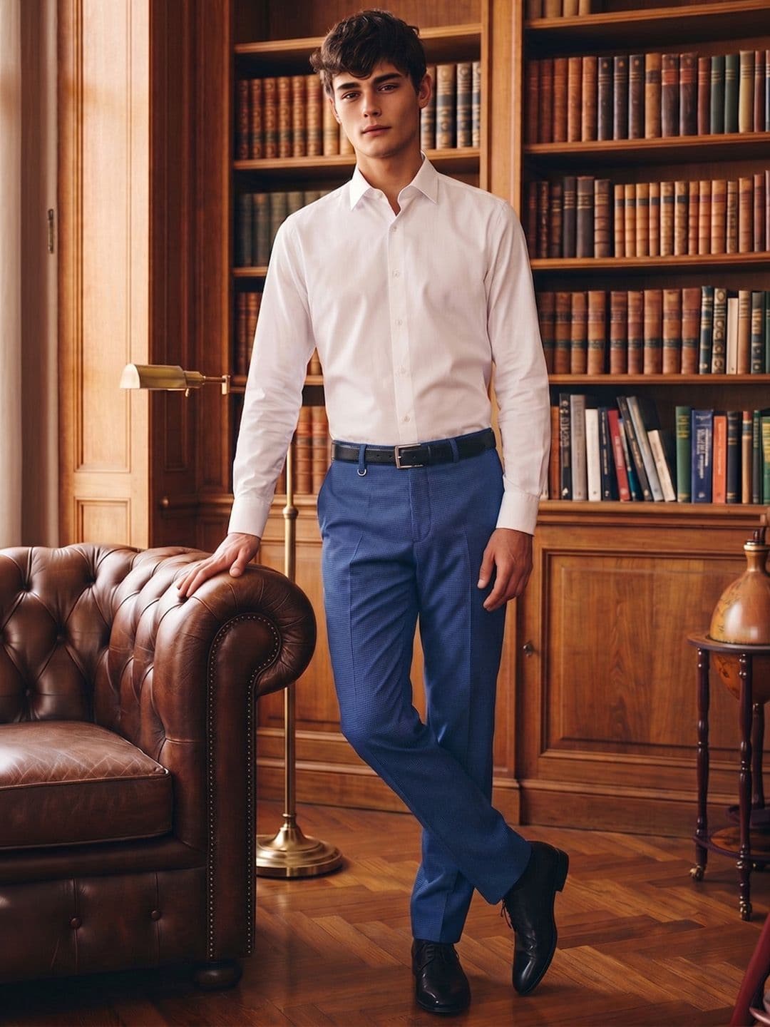 Van Heusen Men Slim Fit Formal Trousers - view 1