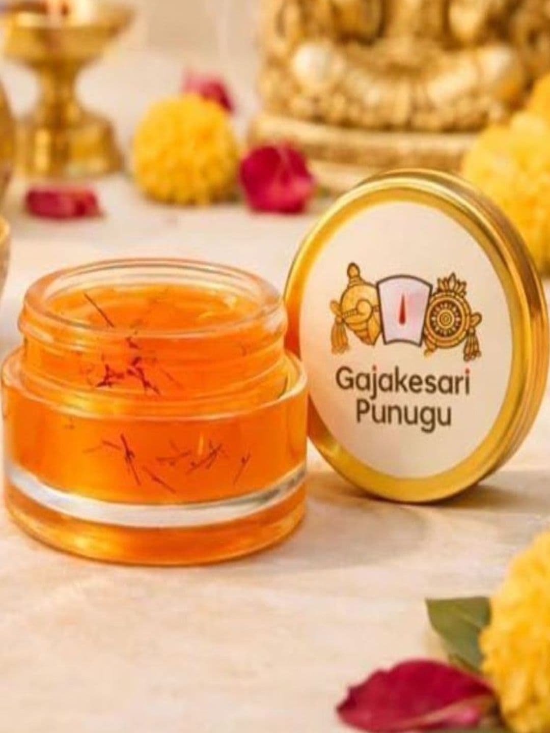 PMW Orange Coloured Gajakesari Punugu - view 1