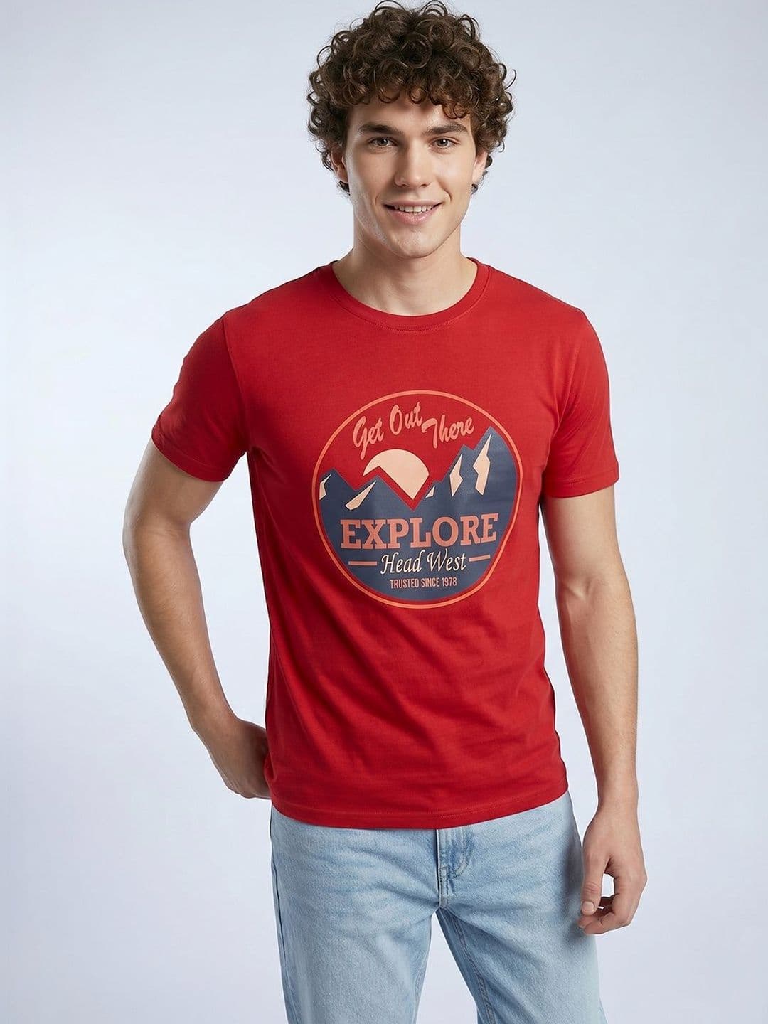 Roadster Men Printed T-shirt - view 1