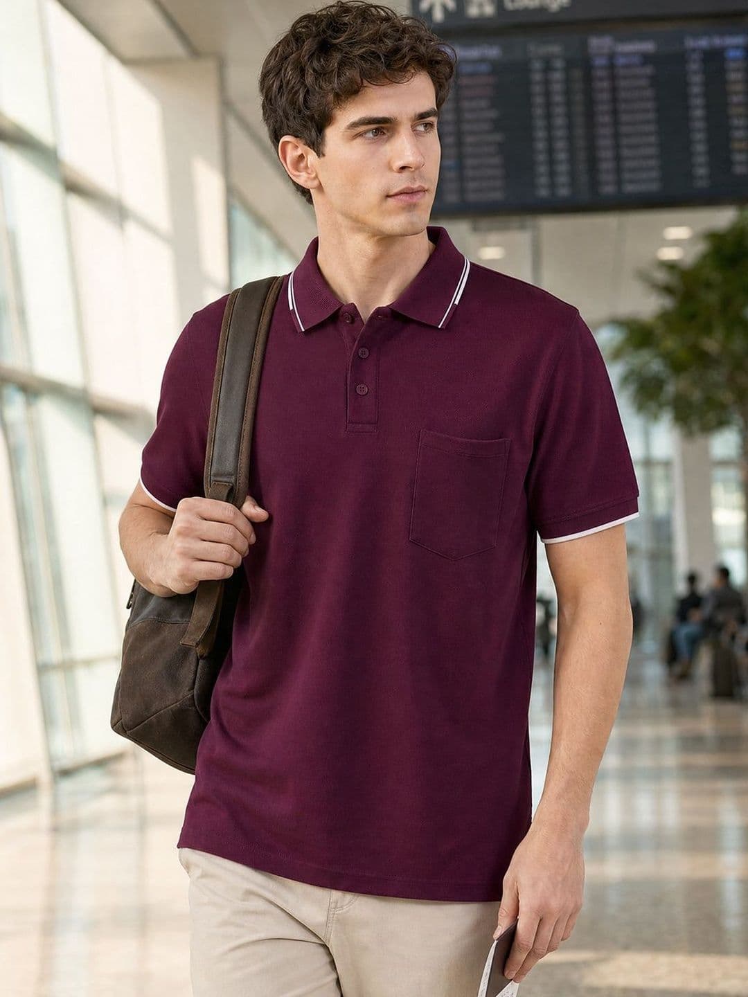NOBERO Men Polo Collar T-shirt - view 1
