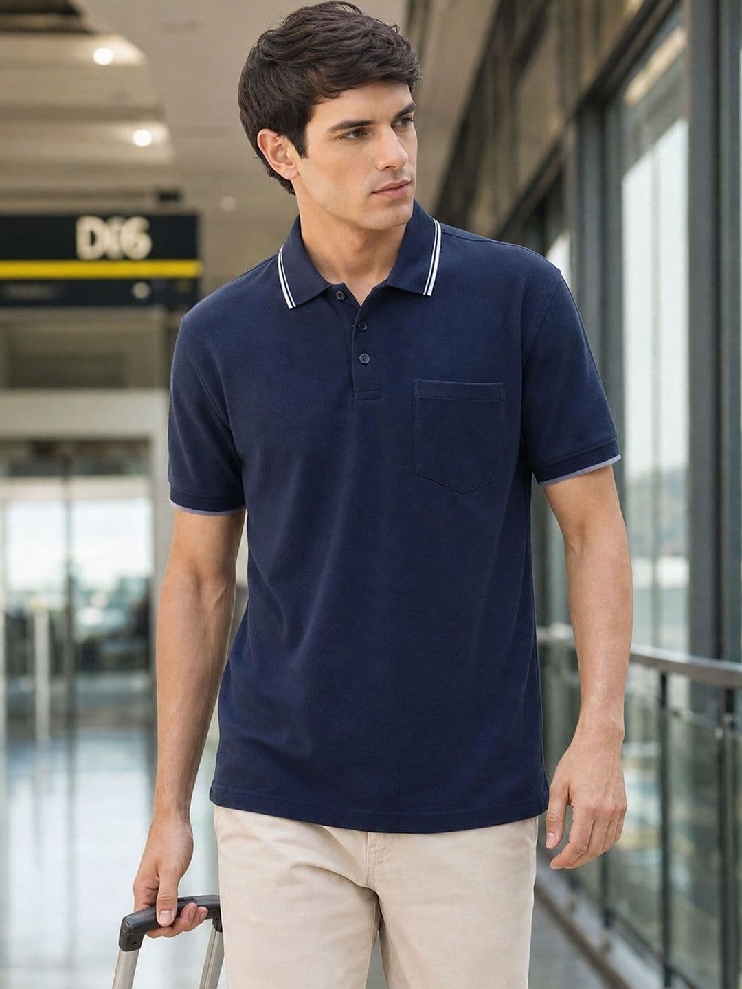 NOBERO Men Polo Collar T-shirt - view 1