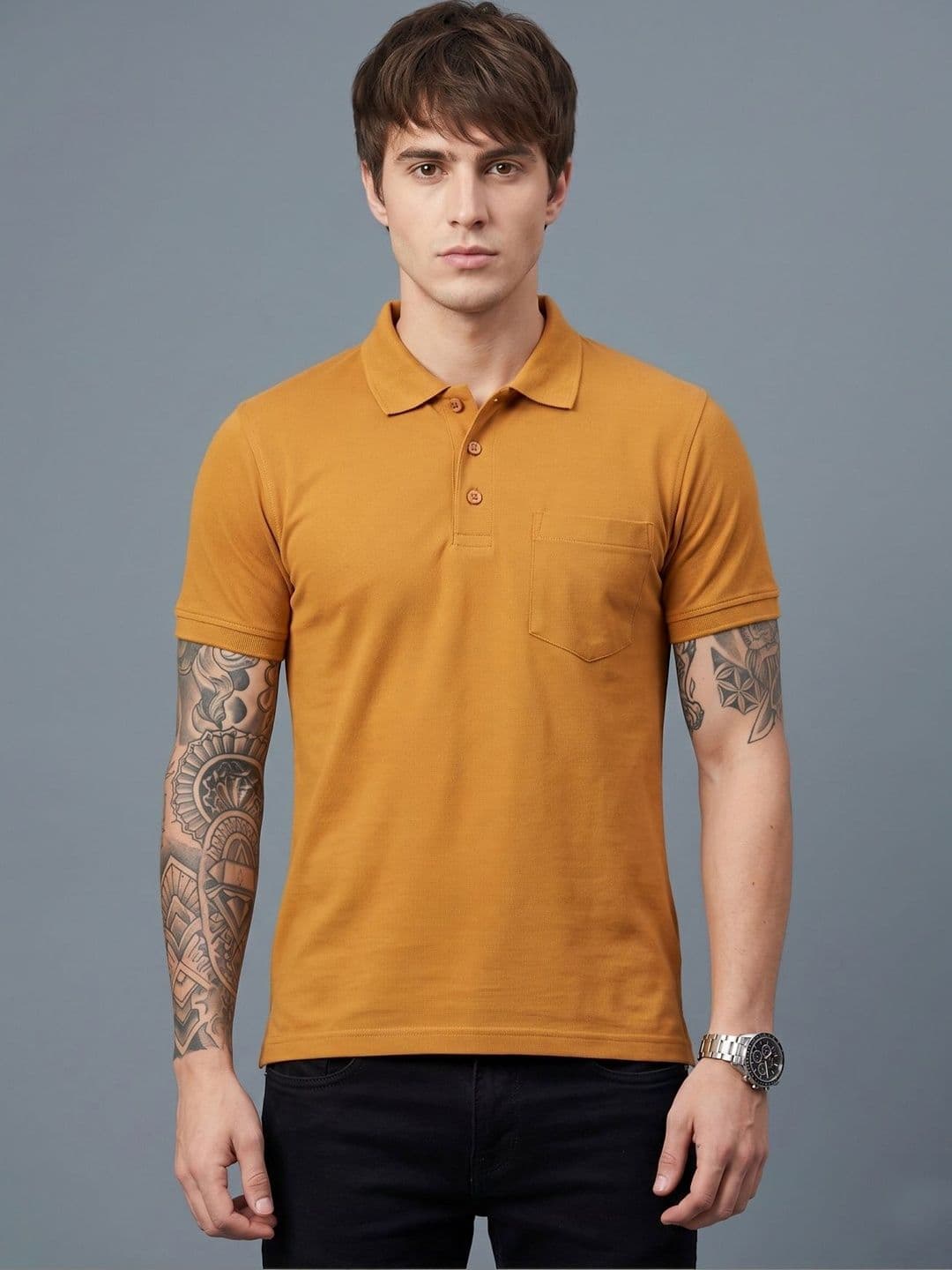 SANDPIPER Men Polo Collar Pockets T-shirt - view 1