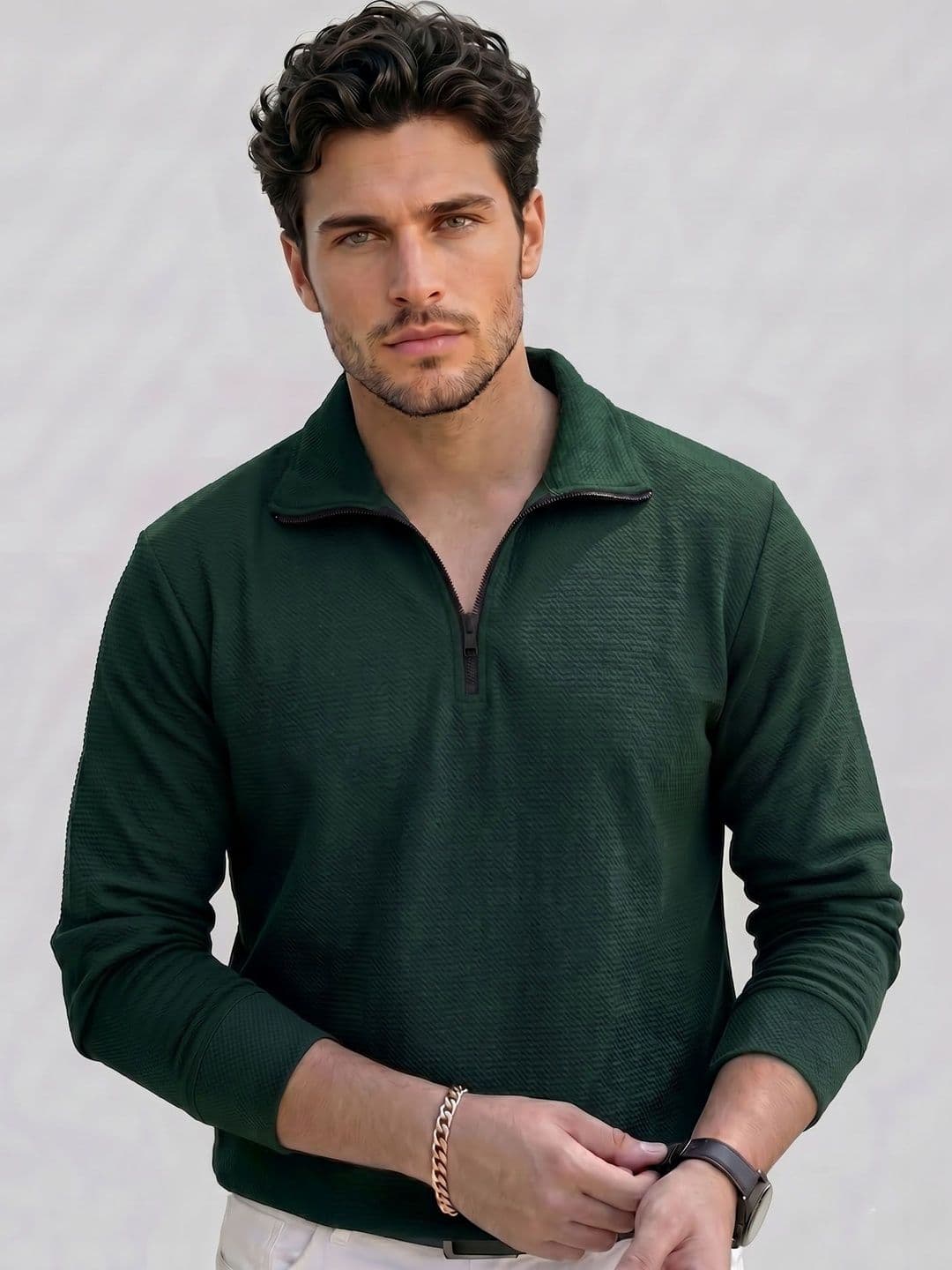 LECOWAR Men Polo Collar T-shirt - view 1