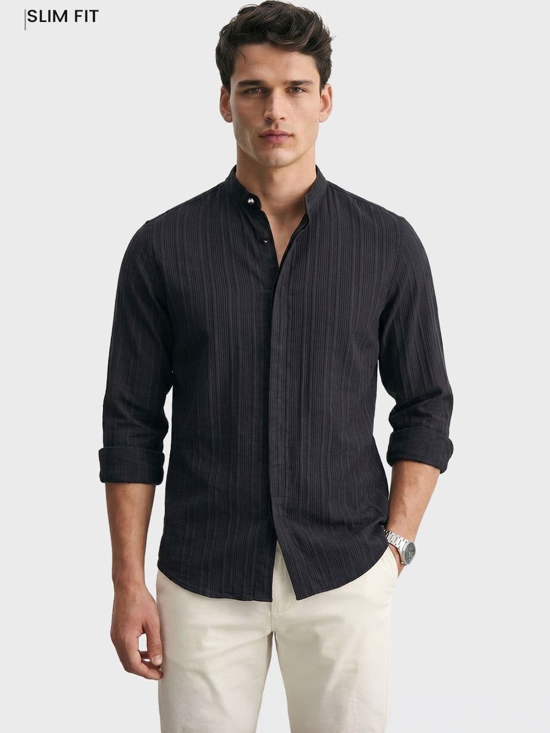 The Indian Garage Co Men Slim Fit Casual Shirt - view 1