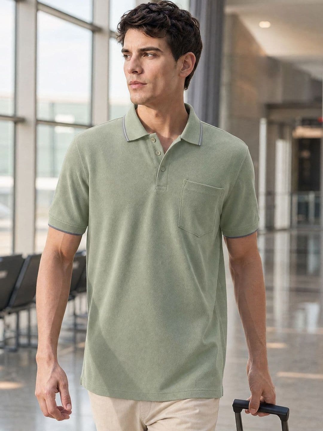 NOBERO Men Polo Collar T-shirt - view 1