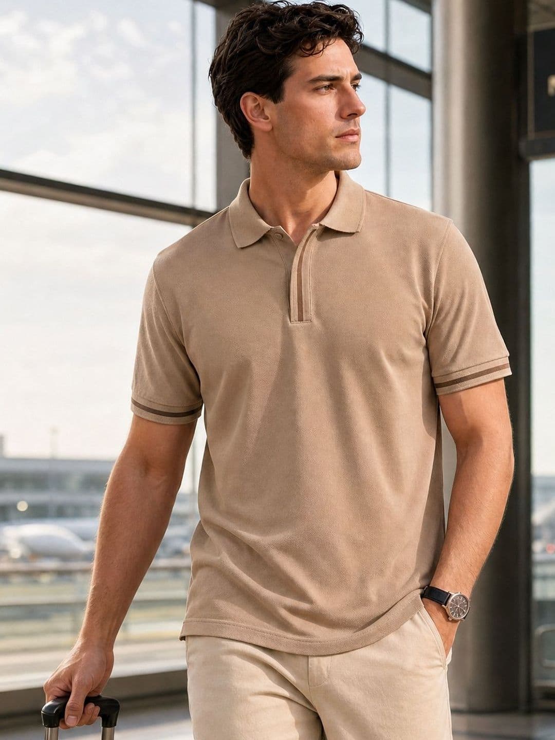 NOBERO Men Polo Collar T-shirt - view 1