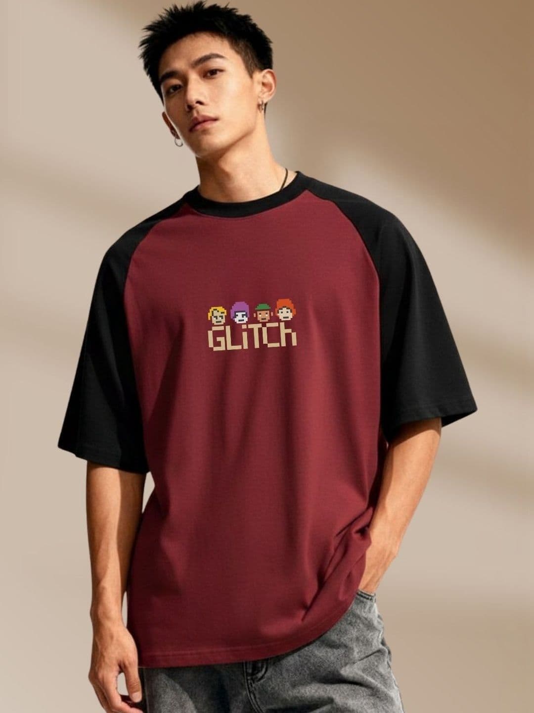 Cool Plus Men Colourblocked T-shirt - view 1
