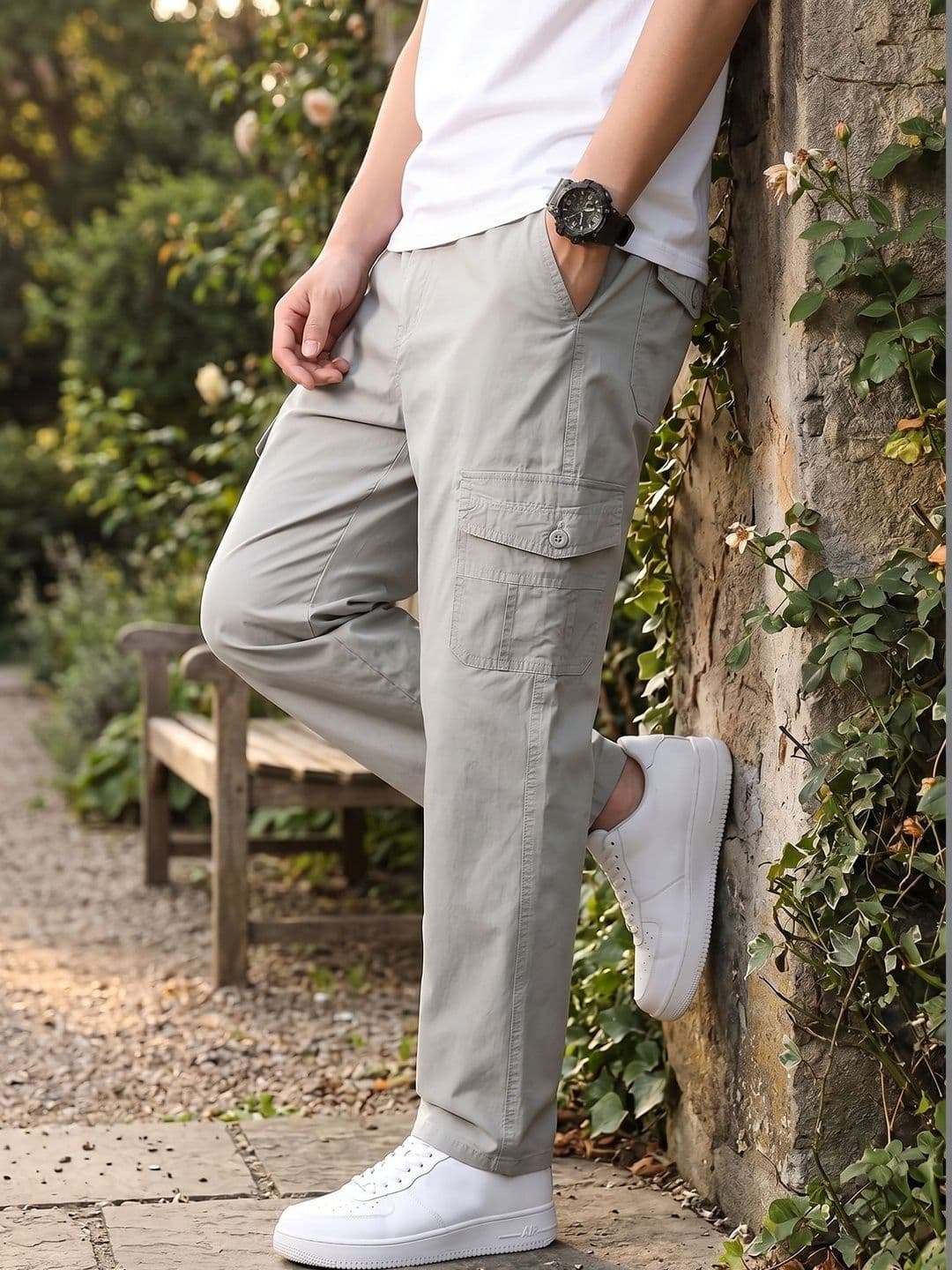 Roadster Men Relaxed Cargos Trousers - view 1