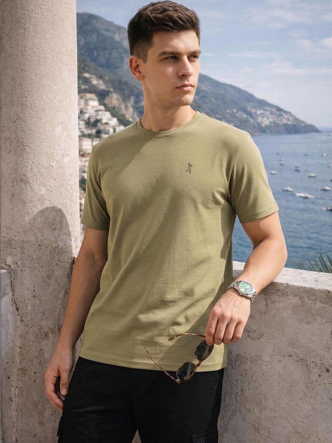 Thomas Scott Pure Cotton Round Neck Regular Fit Tshirt - view 1