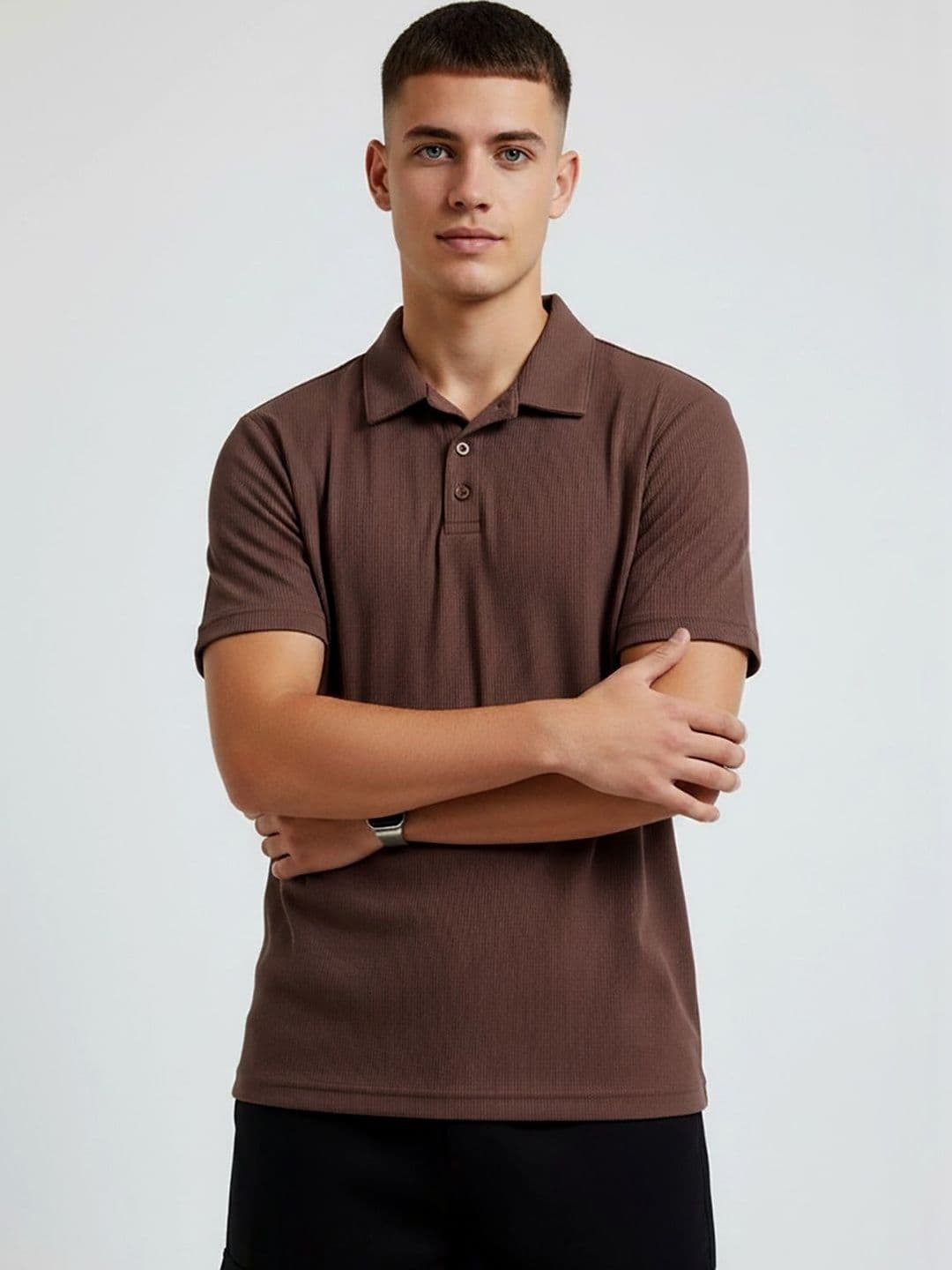 Kook N Keech Men Polo Collar T-shirt - view 1