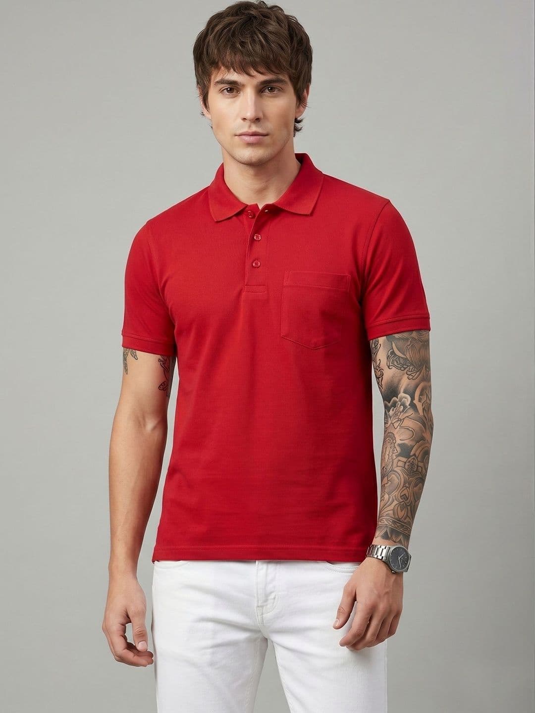 SANDPIPER Men Polo Collar Pockets T-shirt - view 1