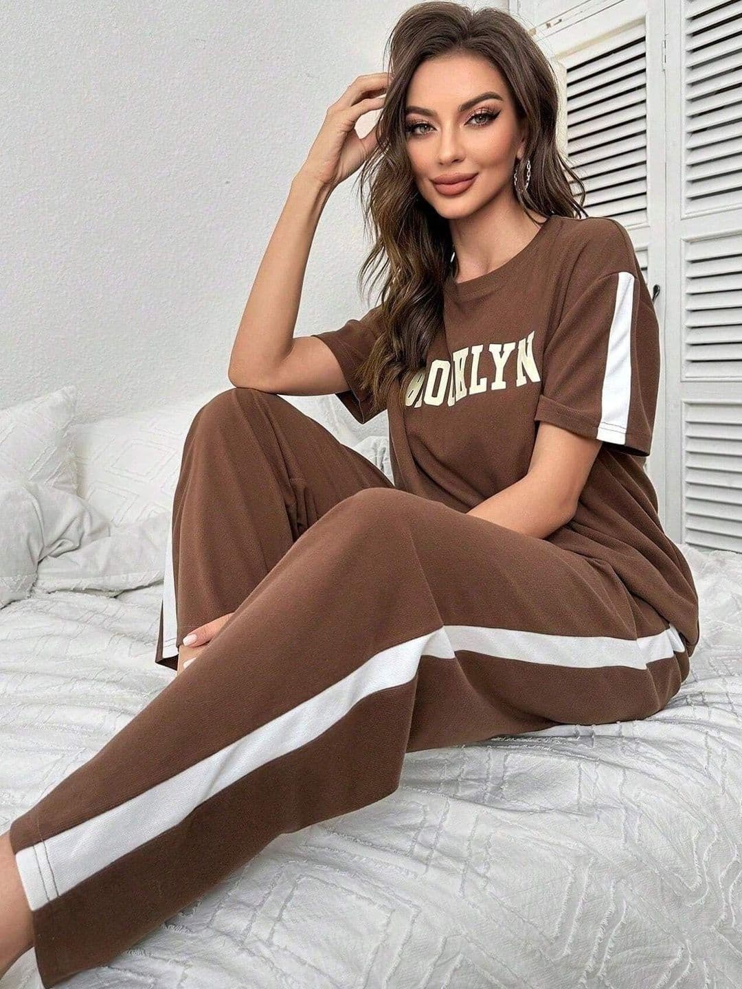HERE&NOW Printed T-shirt with Trousers - view 1