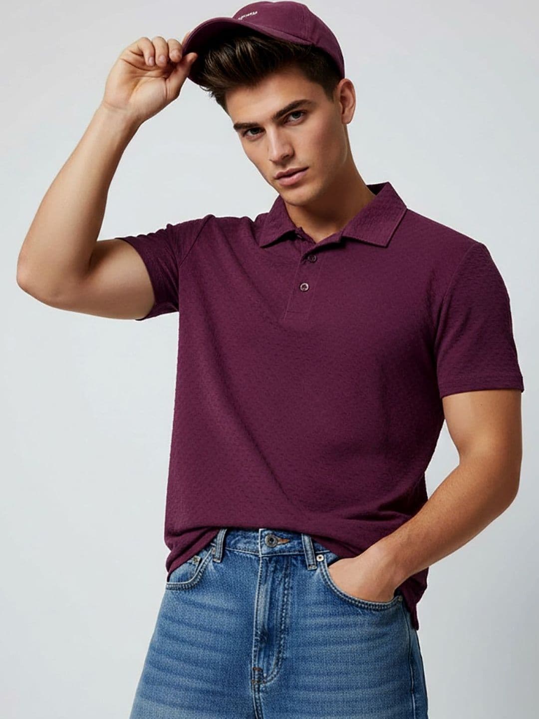 Kook N Keech Men Polo Collar T-shirt - view 1