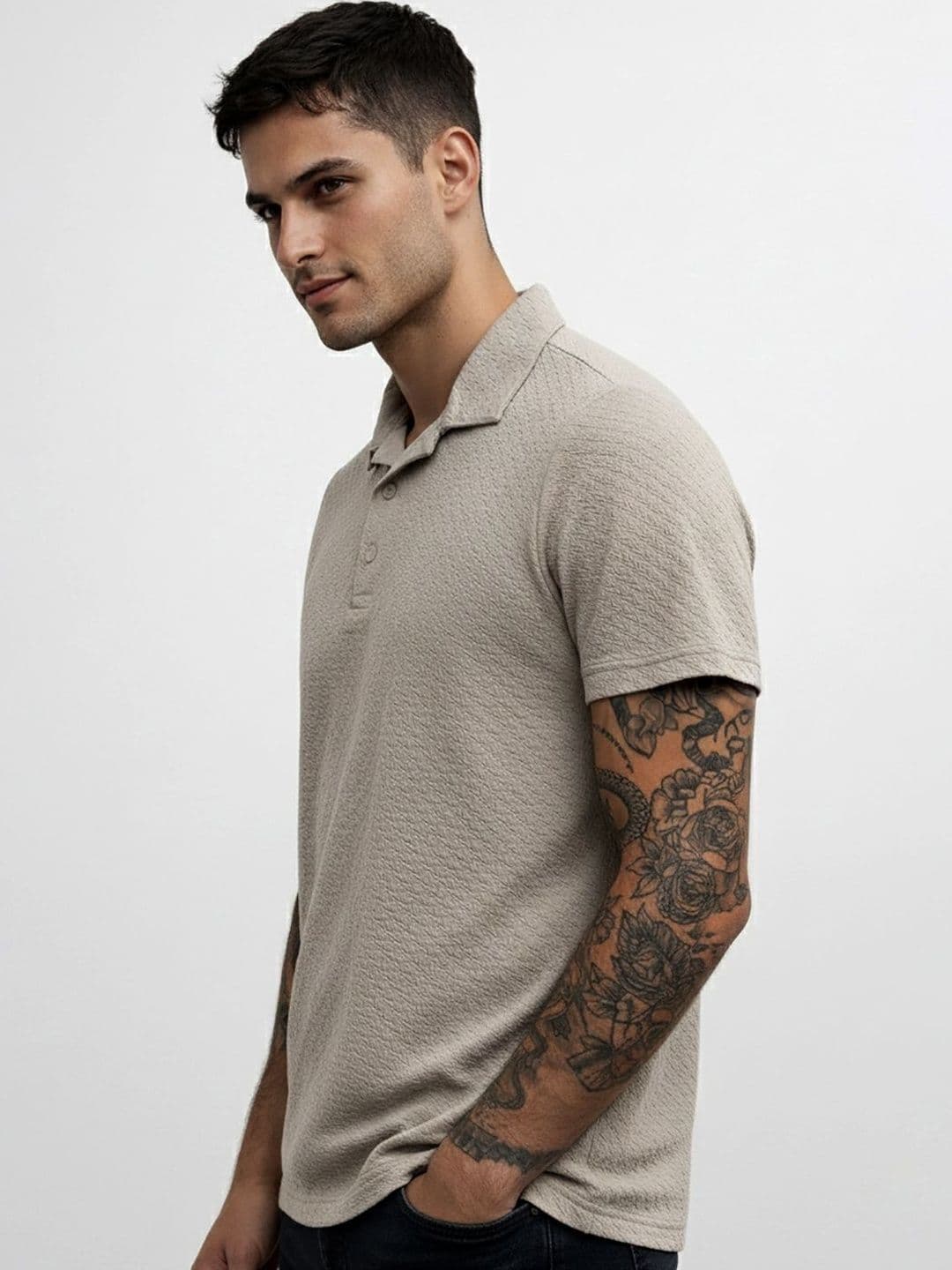 Kook N Keech Men Polo Collar T-shirt - view 1