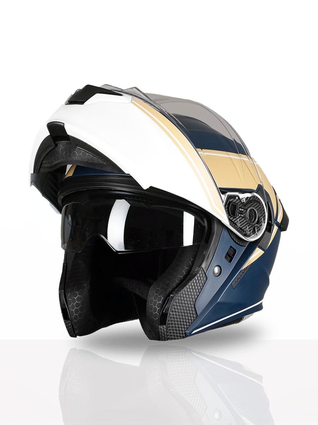 TVS Scratch Resistant Flip-up Riding Helmet - view 1