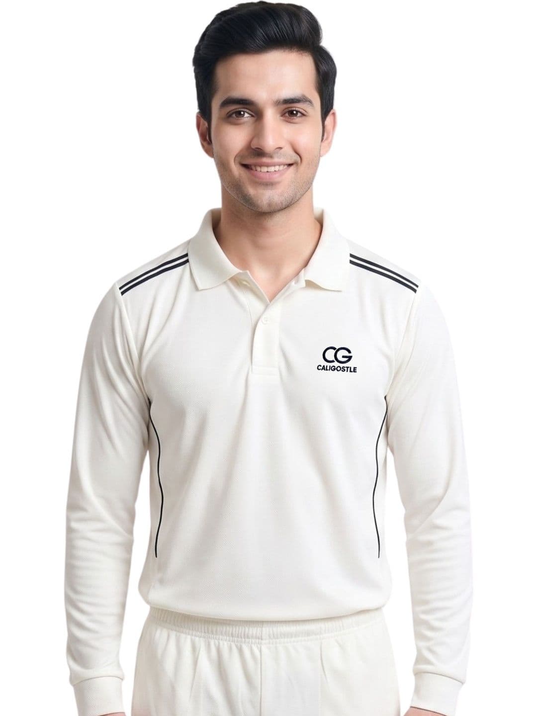 CALIGOSTLE Men Brand Logo Polo Collar Moisture Wicking Pockets T-shirt - view 1