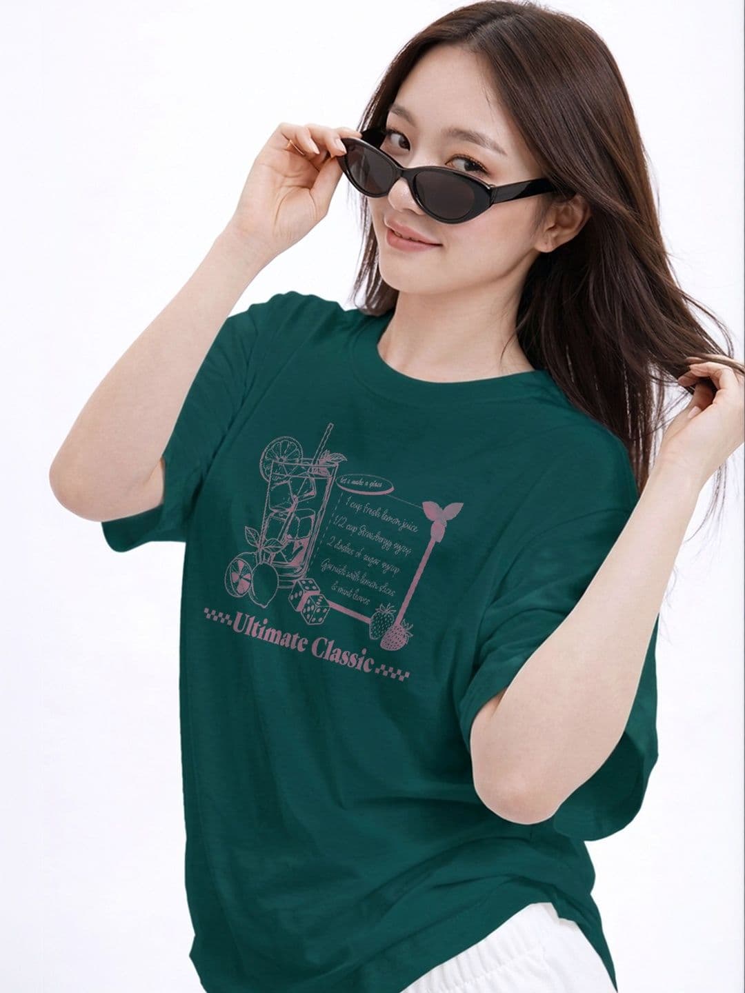 Roadster Women Printed Organic Cotton Blend T-shirt - view 1