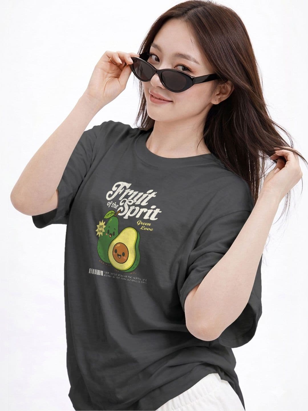 Roadster Women Printed Drop-Shoulder Sleeves Organic Cotton Blend T-shirt - view 1