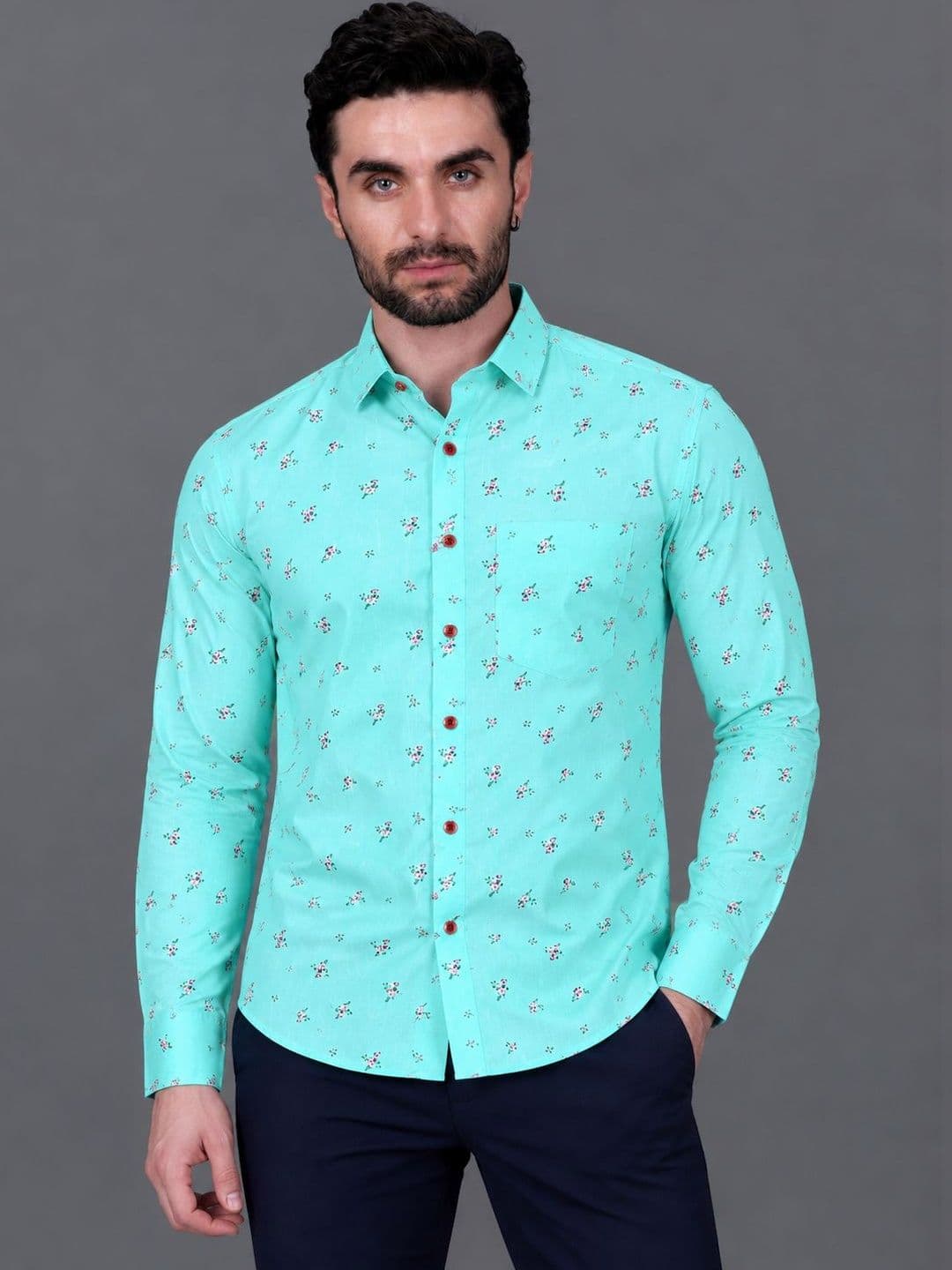 FRENCH CROWN Men Standard Floral Printed Casual Shirt - view 1