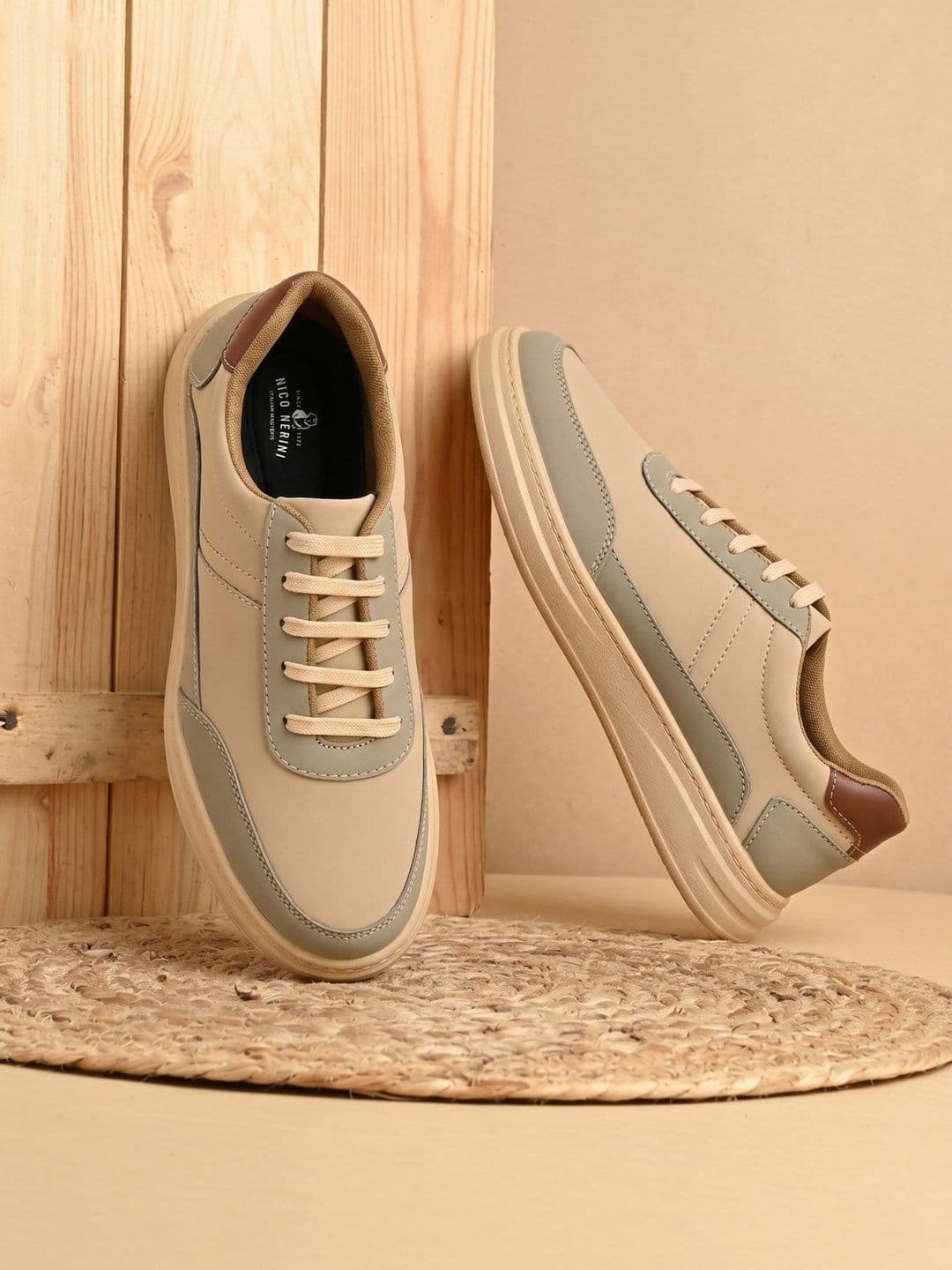 NICO NERINI Men Colourblocked Sneakers - view 1