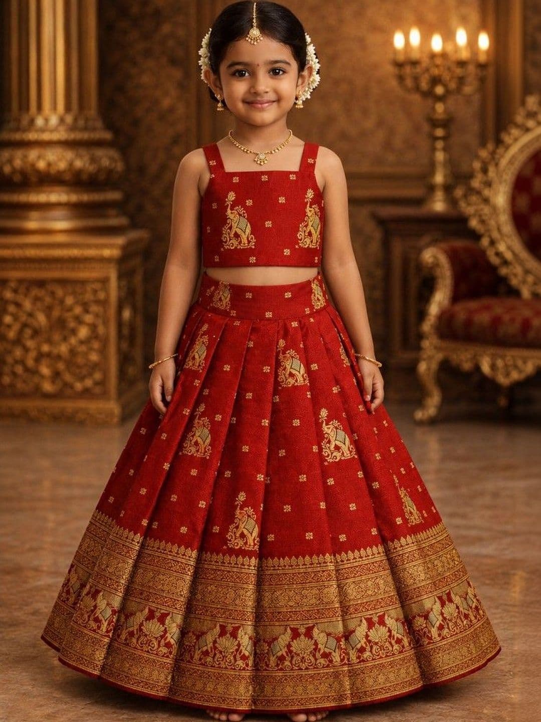 Xepon Girls Ready to Wear Lehenga & - view 1