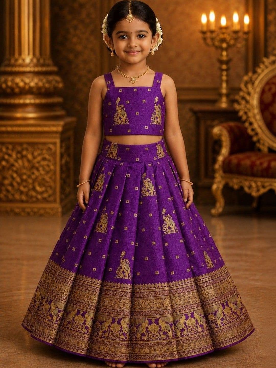 Xepon Girls Ready to Wear Lehenga & - view 1
