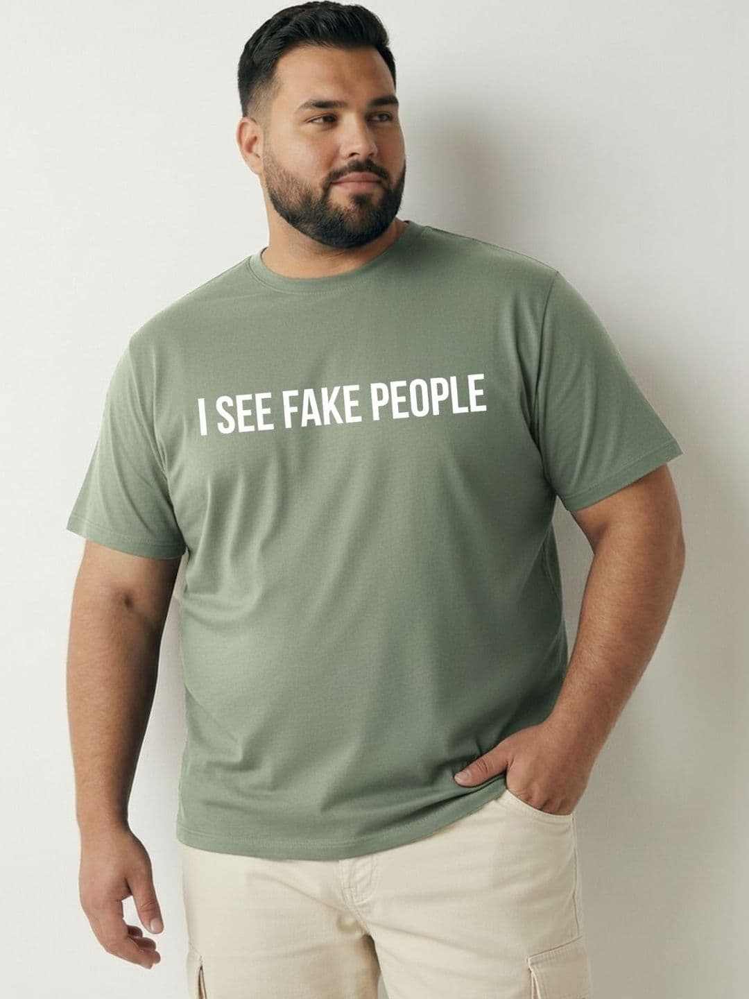 Toodle Plus Plus Size Men Typography Printed T-shirt - view 1