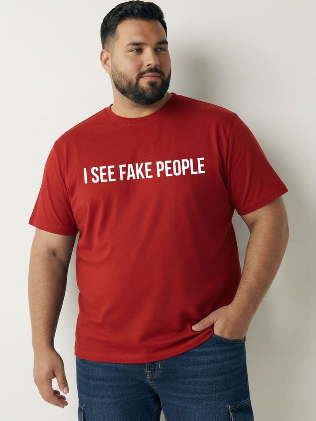 Toodle Plus Plus Size Men Typography Printed T-shirt - view 1