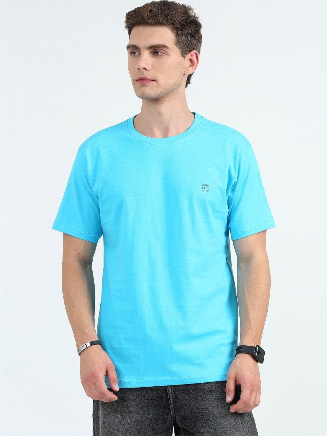 Hetiers Men Brand Logo Bio Finish T-shirt - view 1