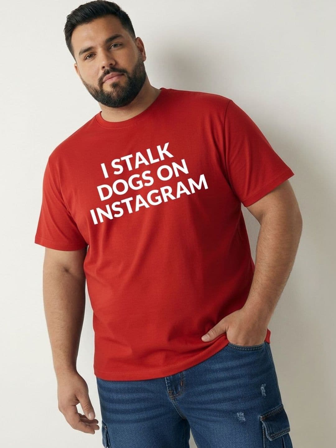 Toodle Plus Plus Size Men Typography Printed T-shirt - view 1