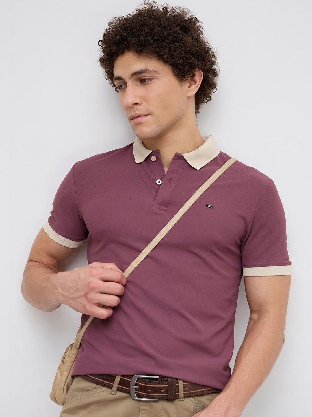 nostrum Polo Collar Short Sleeves Regular Fit T-Shirt - view 1
