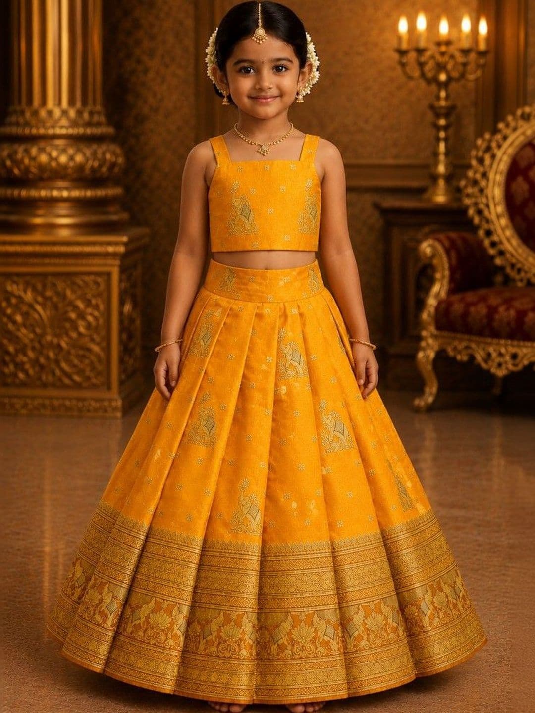 Xepon Girls Ready to Wear Lehenga & - view 1