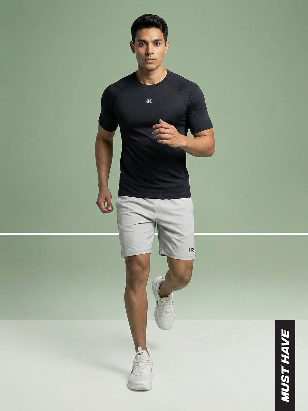 HRX by Hrithik Roshan Slim Fit Rapid-Dry Running T-shirt - view 1