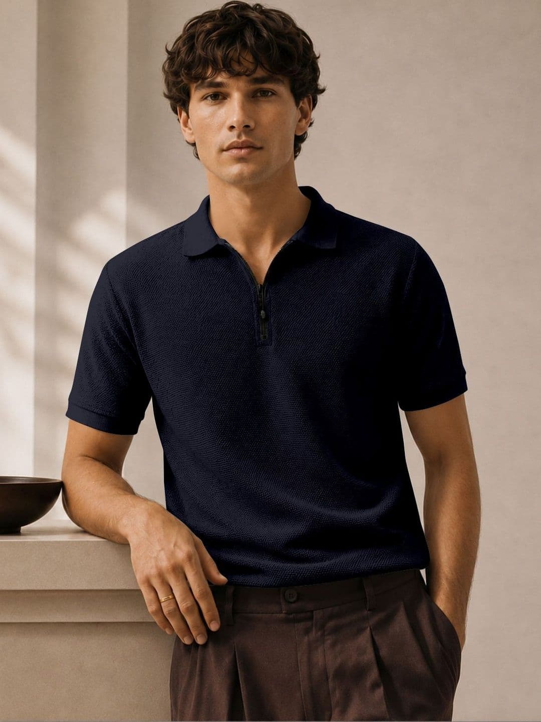MODA RAPIDO X FITNESS EXCHANGE Men Polo Collar T-shirt - view 1