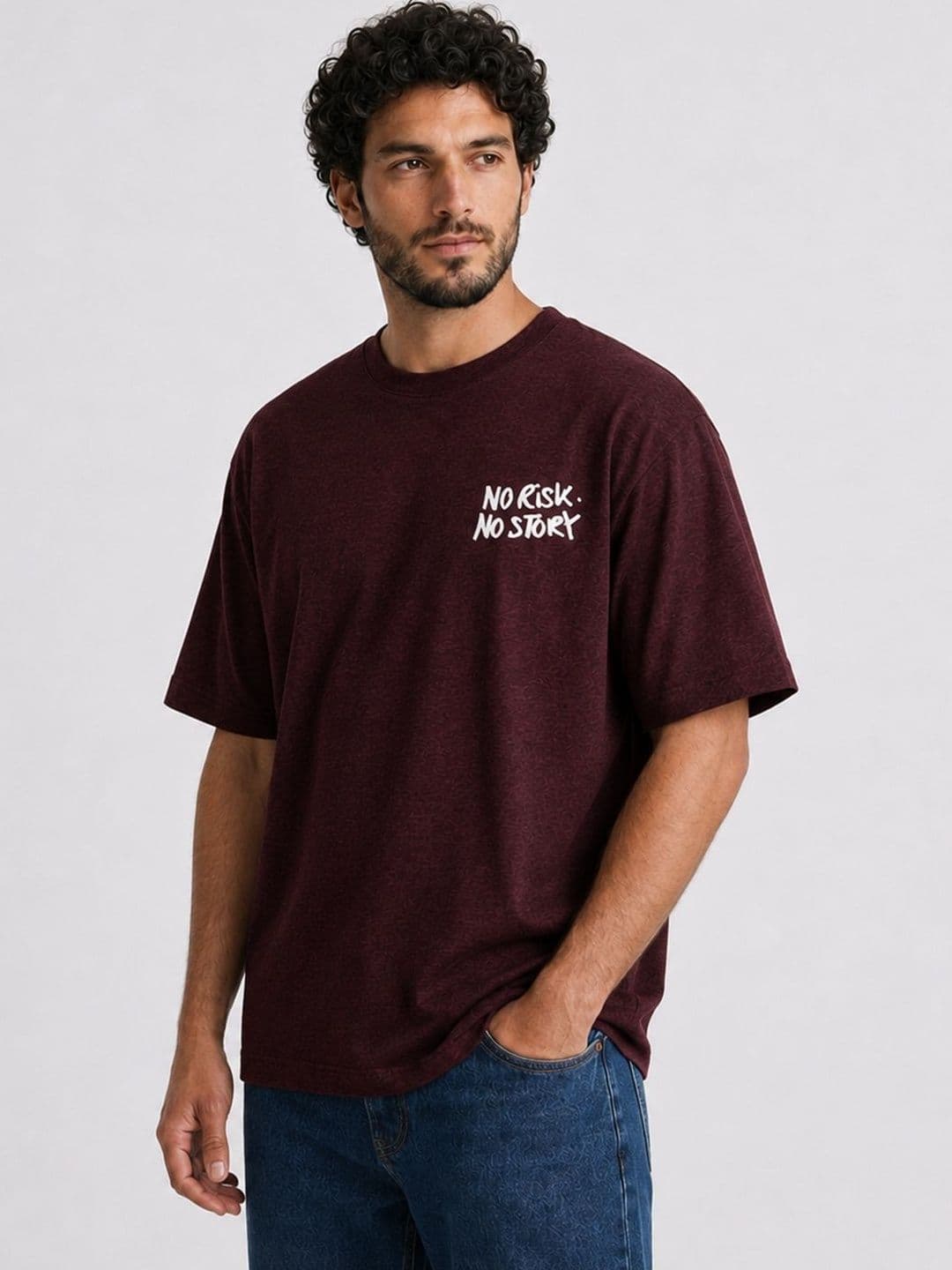 HERE&NOW Men Typography Printed T-shirt - view 1