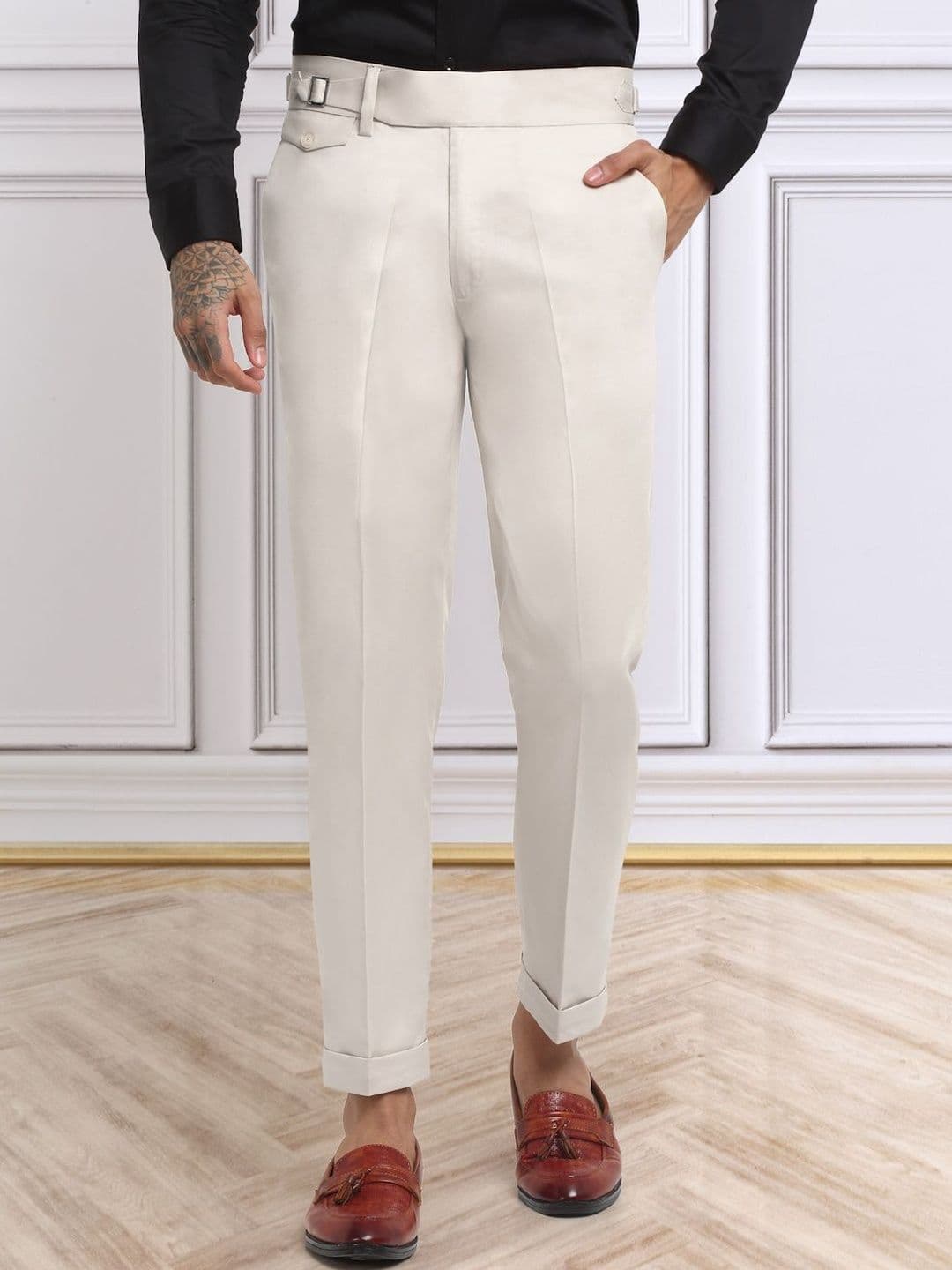 Moda Rapido Men Slim Fit Easy Wash Trousers - view 1