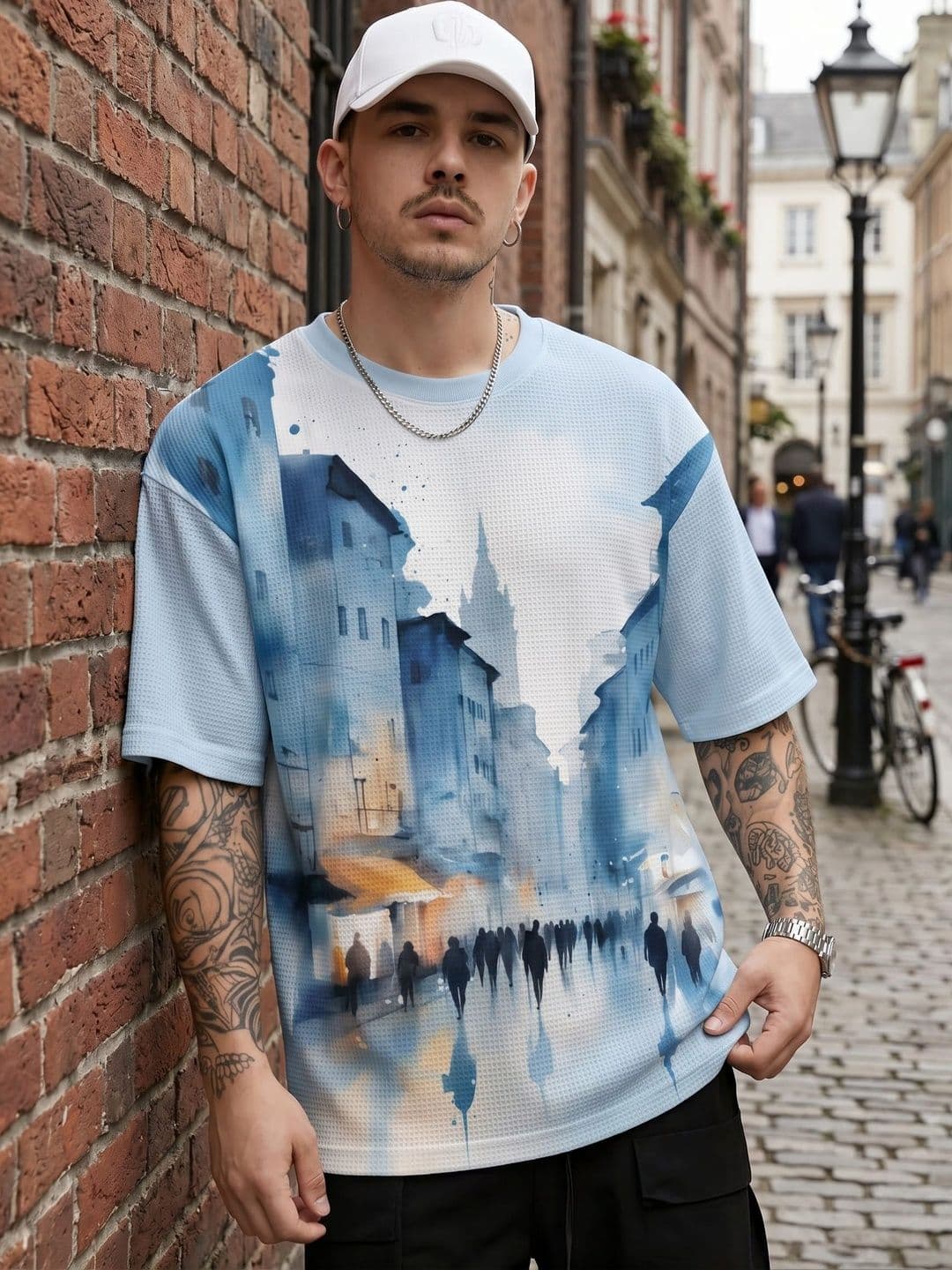 Tshirts Buddy Men Printed Drop-Shoulder Sleeves T-shirt - view 1